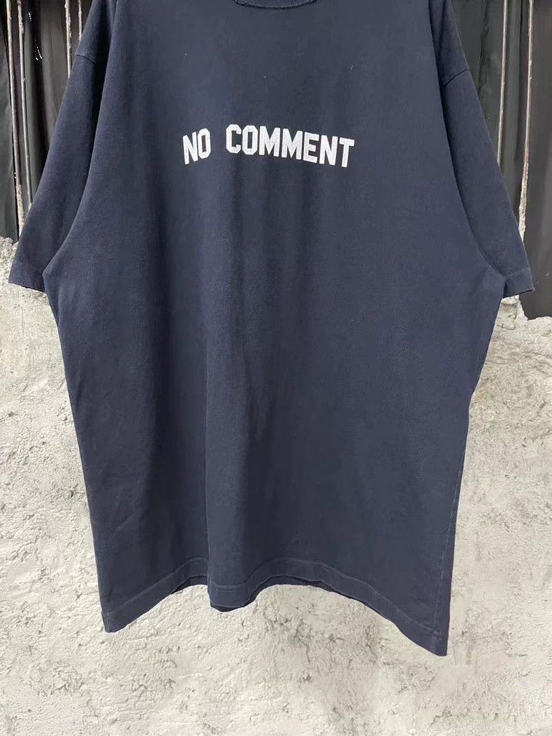 Balenciaga Balenciaga Balenciaga No Comment Short Sleeve T-shirt-2506 Size US XXS / EU 40 - 4 Thumbnail
