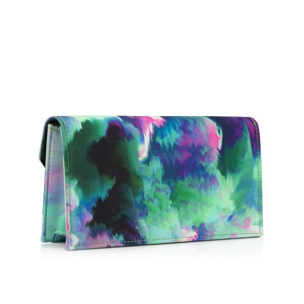 Christian Louboutin o1s1wg111124 Size: OS/ Loubi54 Crepe Clutch in Multicolor Size ONE SIZE - 2 Thumbnail