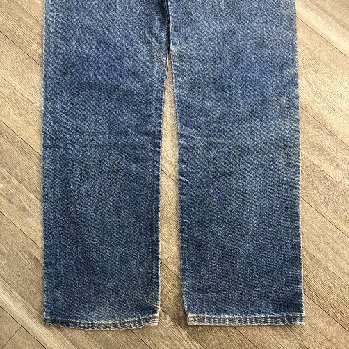 Levi's × Levi's Vintage Clothing 🇺🇸70’s Vintage Levis 501 29x32 Straight Leg Distressed Jeans Size US 29 - 17 Thumbnail