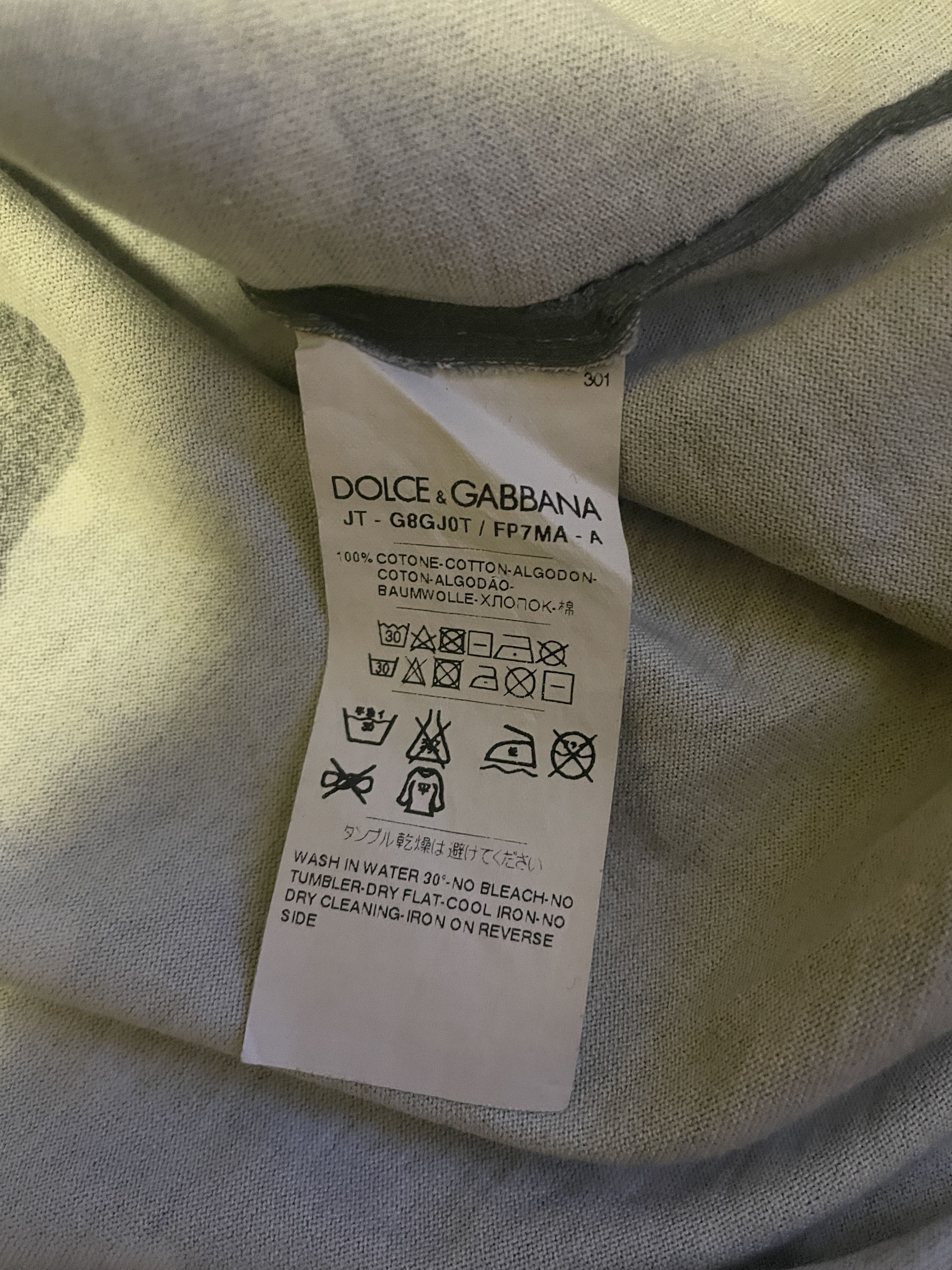 Dolce & Gabbana Dolce & Gabbana T shirt size 48/M Size US M / EU 48-50 / 2 - 5 Thumbnail