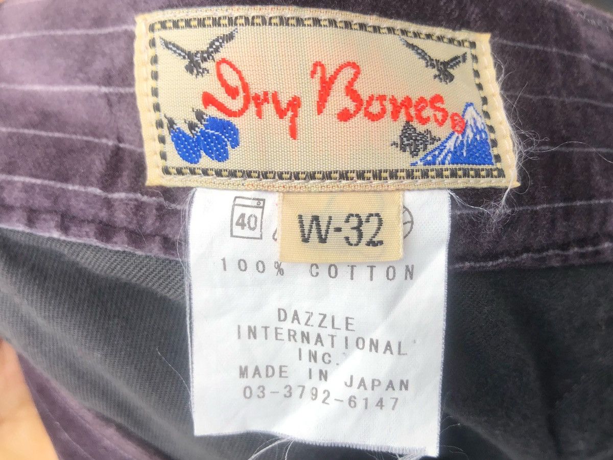 Dry Bones × Japanese Brand 🔥OG Dry Bones Velvet Corduroy Buckle Back Pant💥 Size US 32 / EU 48 - 8 Thumbnail