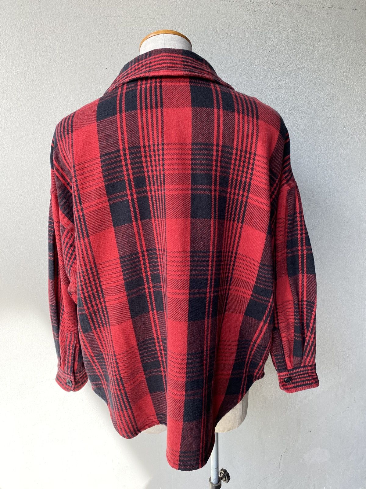 Hysteric Glamour Hysteric Slamom Red Plaid Cozy Shirt Size US L / EU 52-54 / 3 - 13 Thumbnail