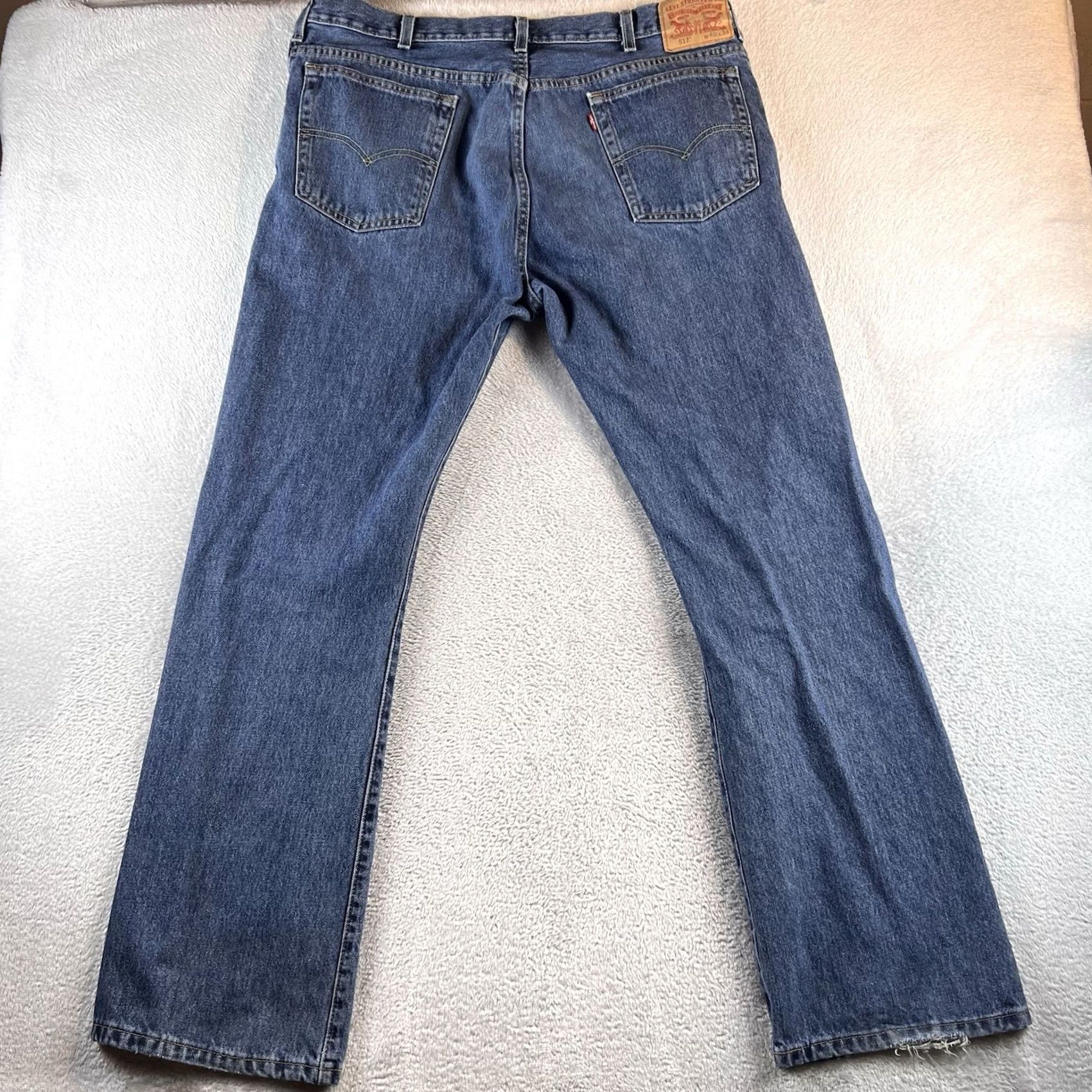 Levi's Levi's 517 Jeans Mens 40x34 Bootcut Denim Slim Regular Blue Vintage? No. Size US 40 / EU 56 - 2 Thumbnail