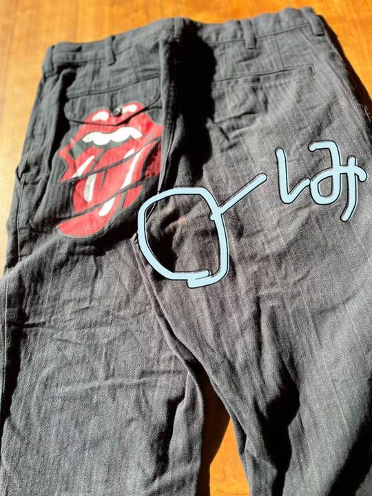 Comme des Garcons × Comme des Garcons Homme Plus The Rolling Stones Pinstripe Pants Size US 31 - 6 Thumbnail