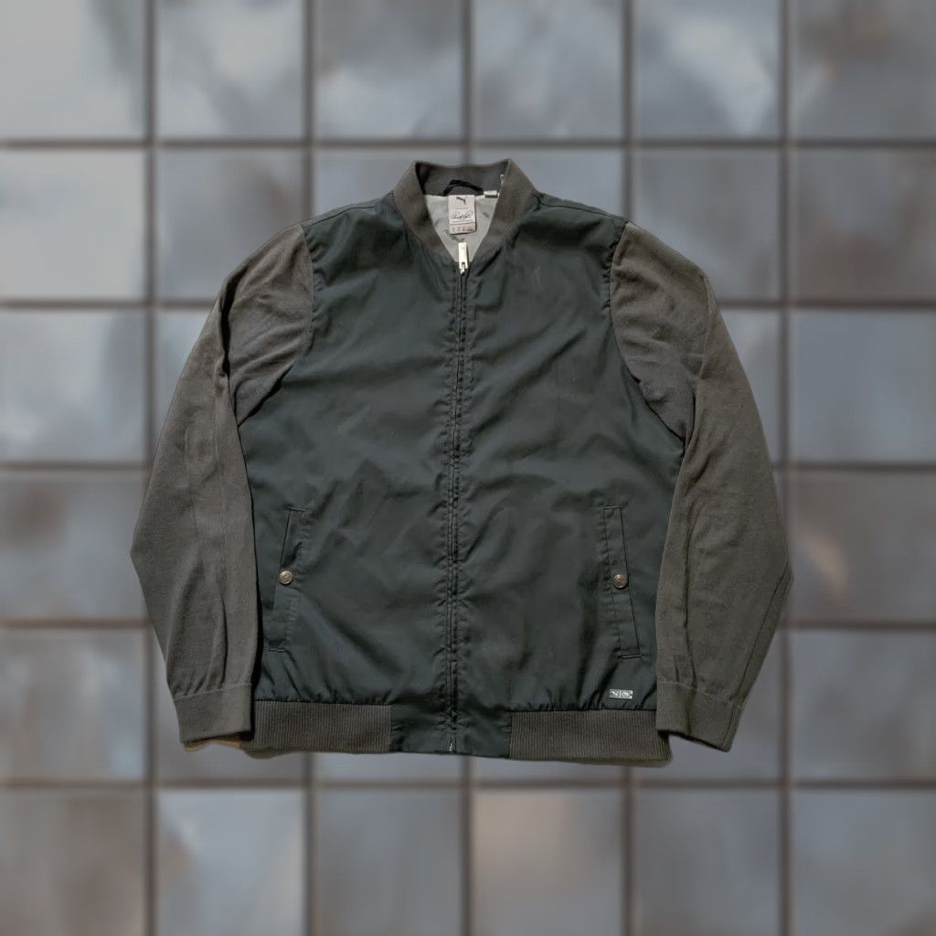 Puma Puma Arnold Palmer Golf Arnie Iron Gate Gray Full Zip Bomber Jacket Mens Sz S Size US S / EU 44-46 / 1 - 1 Thumbnail