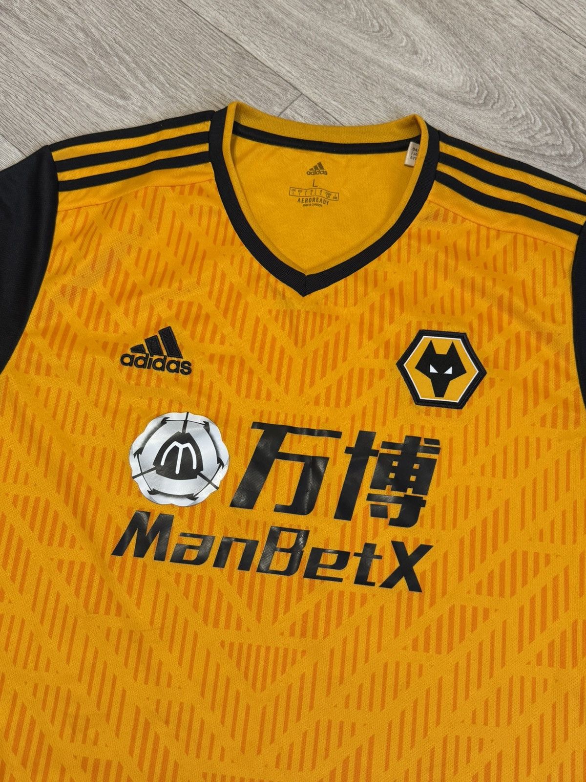 Adidas 🔷Adidas Wolverhampton 2020/21 Soccer jersey🔷 Size US L / EU 52-54 / 3 - 3 Thumbnail