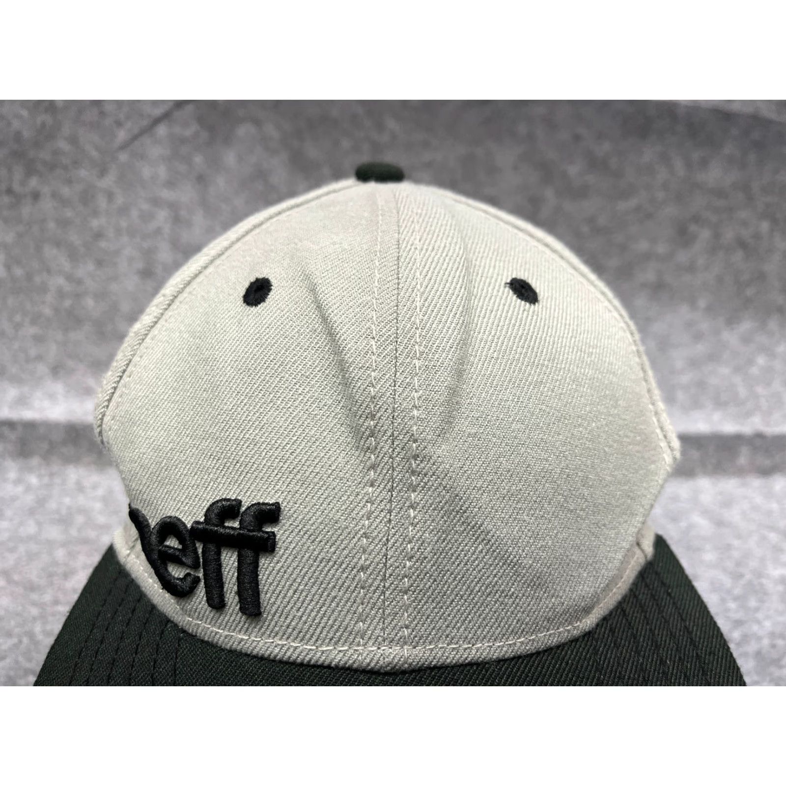 Vintage NEFF Hat Cap Snap Back Adult One Size Gray Black Acrylic Wool Blend Beach Navy Logo Hats Men One Size Size ONE SIZE - 2 Thumbnail