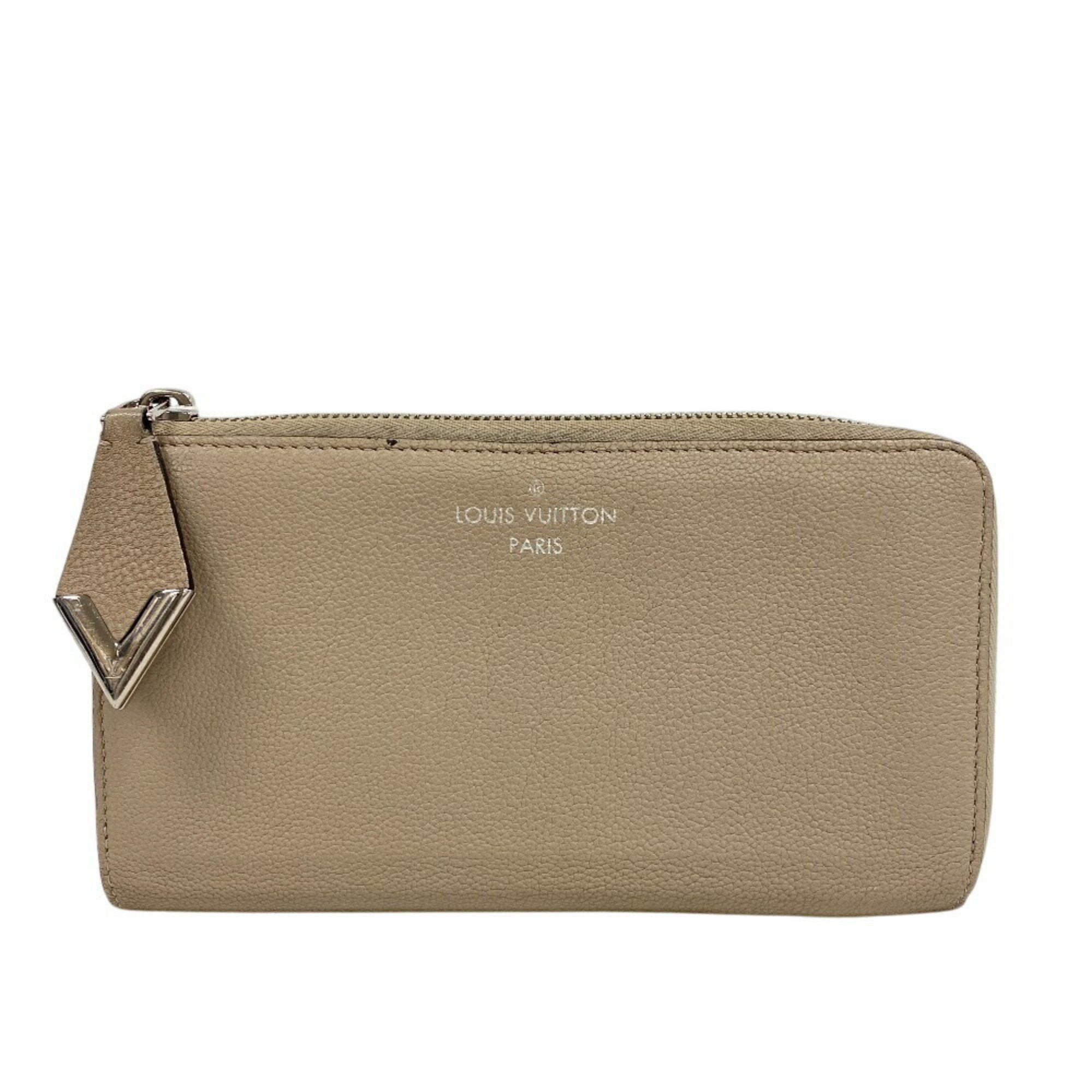 Louis Vuitton Louis Vuitton Wallet Comet Parnassus L-Shaped Portefeuille M60147 Long Beige Women's Size ONE SIZE - 1 Thumbnail