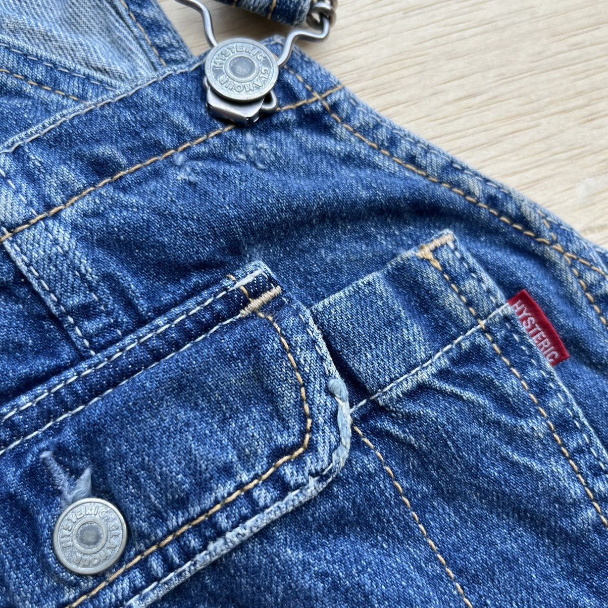 Hysteric Glamour HYSTERIC GLAMOUR OVERALL SHORT JAPANESE BRAND VINTAGE DENIM Size US 30 / EU 46 - 5 Thumbnail