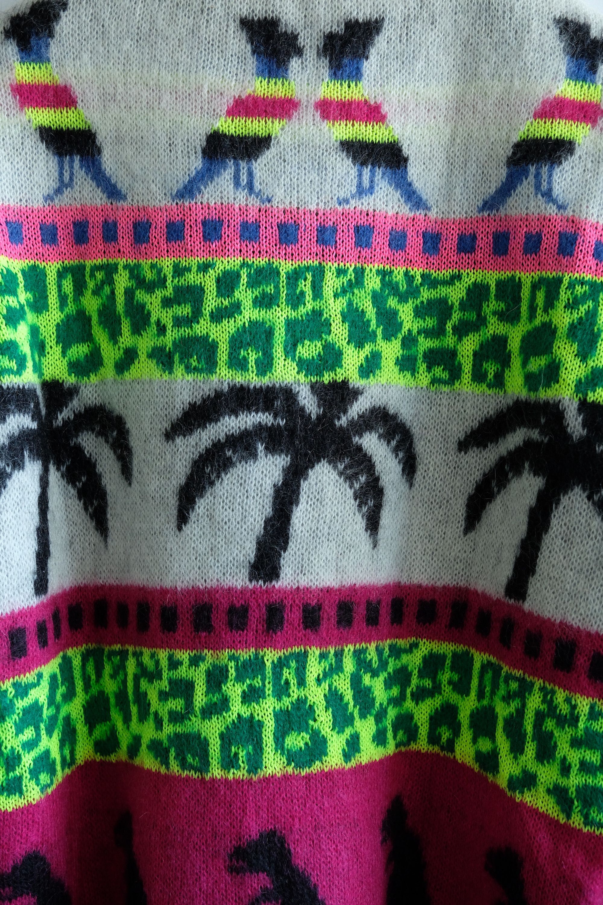 Hedi Slimane × Saint Laurent Paris Saint Laurent Knit Cardigan SS16 Surf Sound Dinosaur Mohair Size US M / EU 48-50 / 2 - 6 Thumbnail
