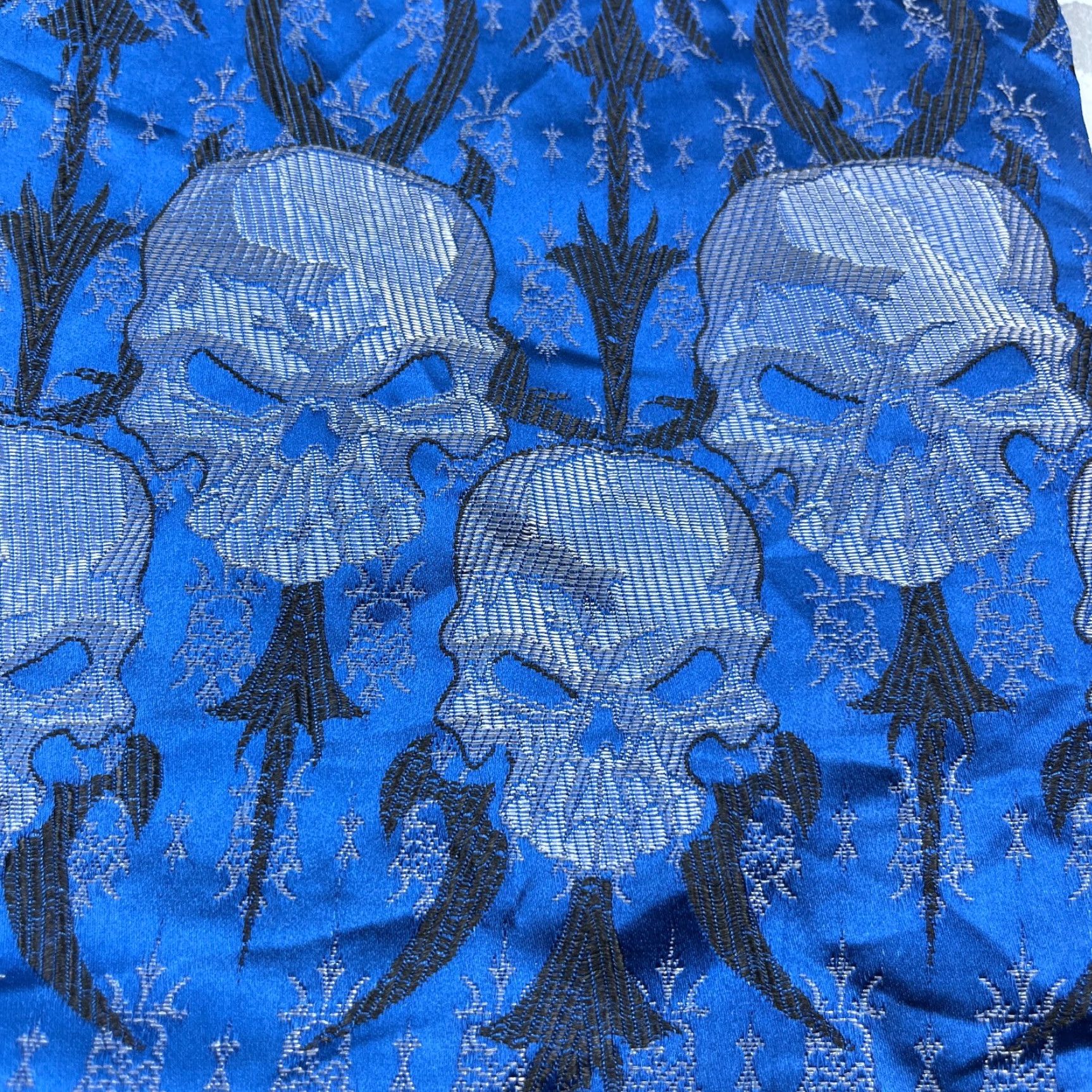 Vintage VINTAGE Street Culture Shirt Men XL Blue Button Up Skull AOP Bowling Punk Size US XL / EU 56 / 4 - 3 Thumbnail