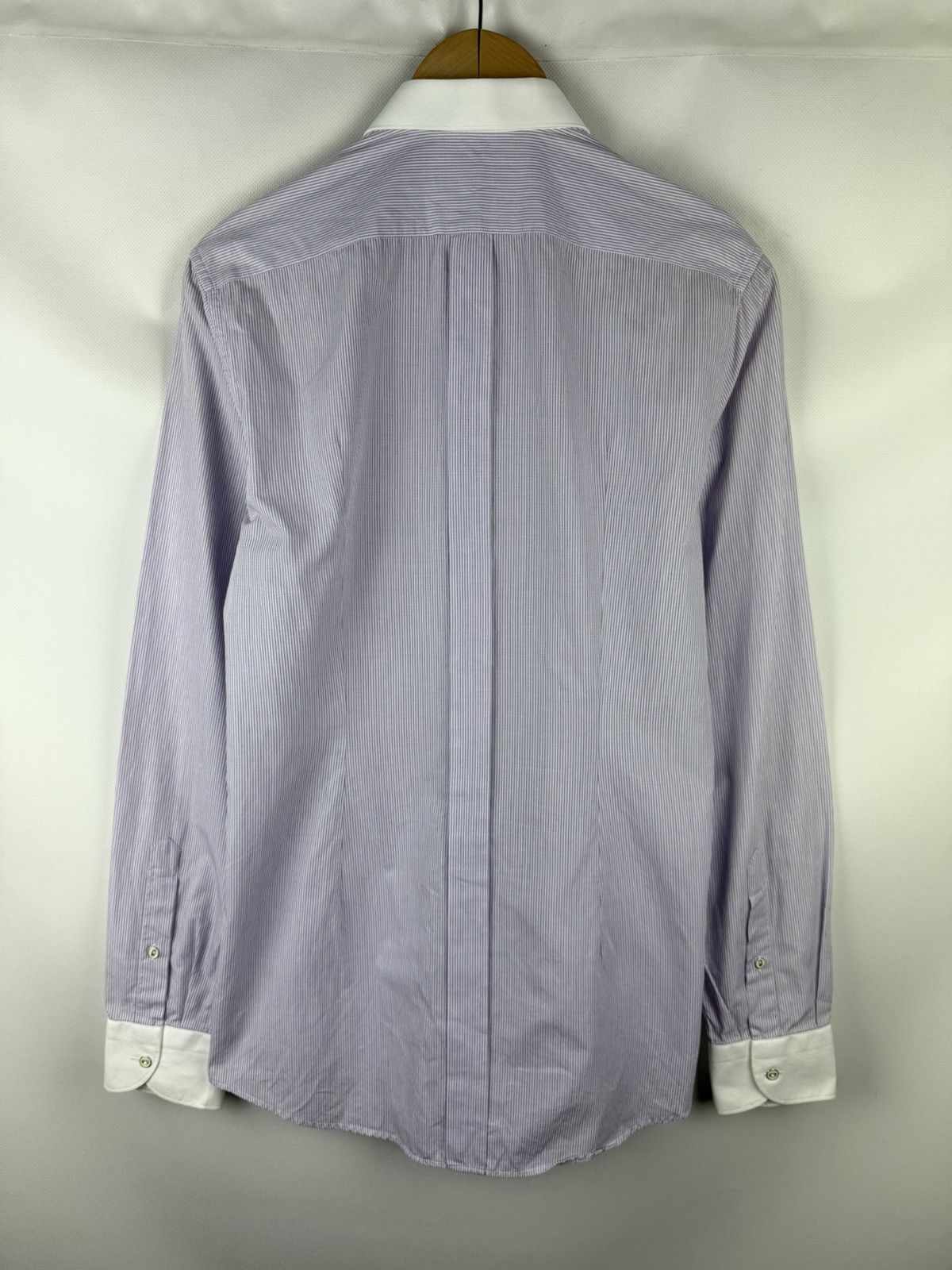 Dolce & Gabbana Dolce & Gabbana Gold L/S Button Up Dress Striped Shirt Size US M / EU 48-50 / 2 - 15 Thumbnail