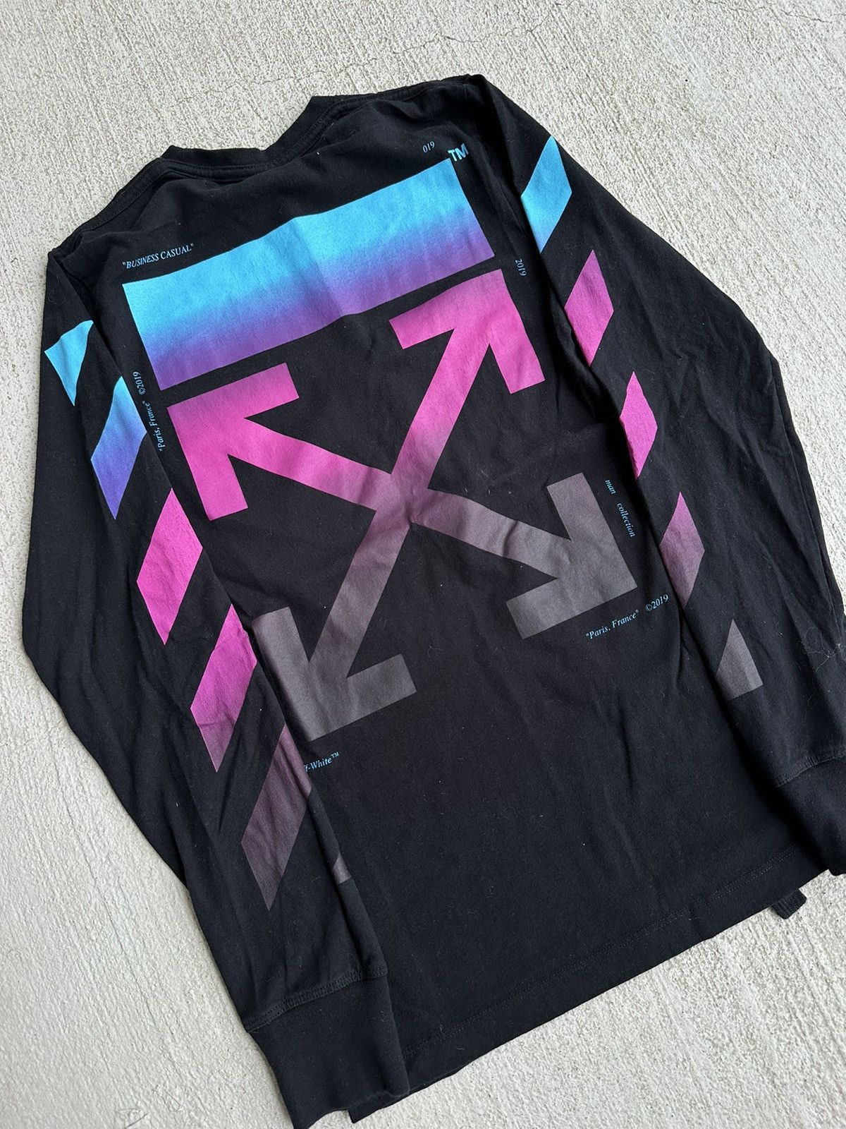 Other Off-white Gradient Arrows Long Sleeve Shirt Size US XXS / EU 40 - 1 Thumbnail