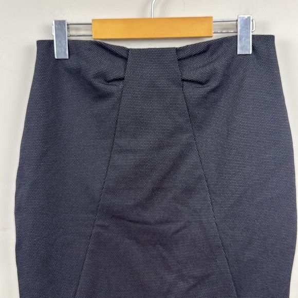 Emporio Armani EMPORIO ARMANI Elegant Black Pencil Skirt 44 Size 28" / US 6 / IT 42 - 2 Thumbnail