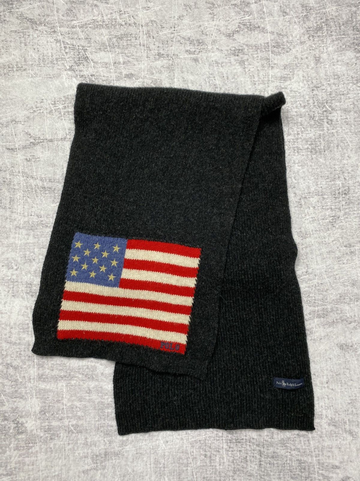 Polo Ralph Lauren × Ralph Lauren Oldmoney Polo Ralph Lauren vintage USA scarf Size ONE SIZE - 1 Thumbnail