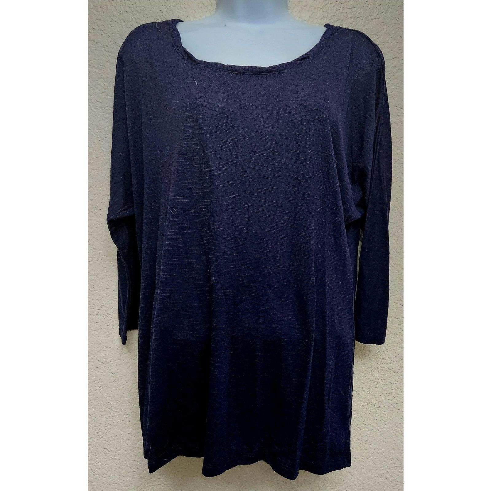 Other Cato Navy Blue Dolman Long Sleeves Top Large Lightweight Size L / US 10 / IT 46 - 1 Thumbnail