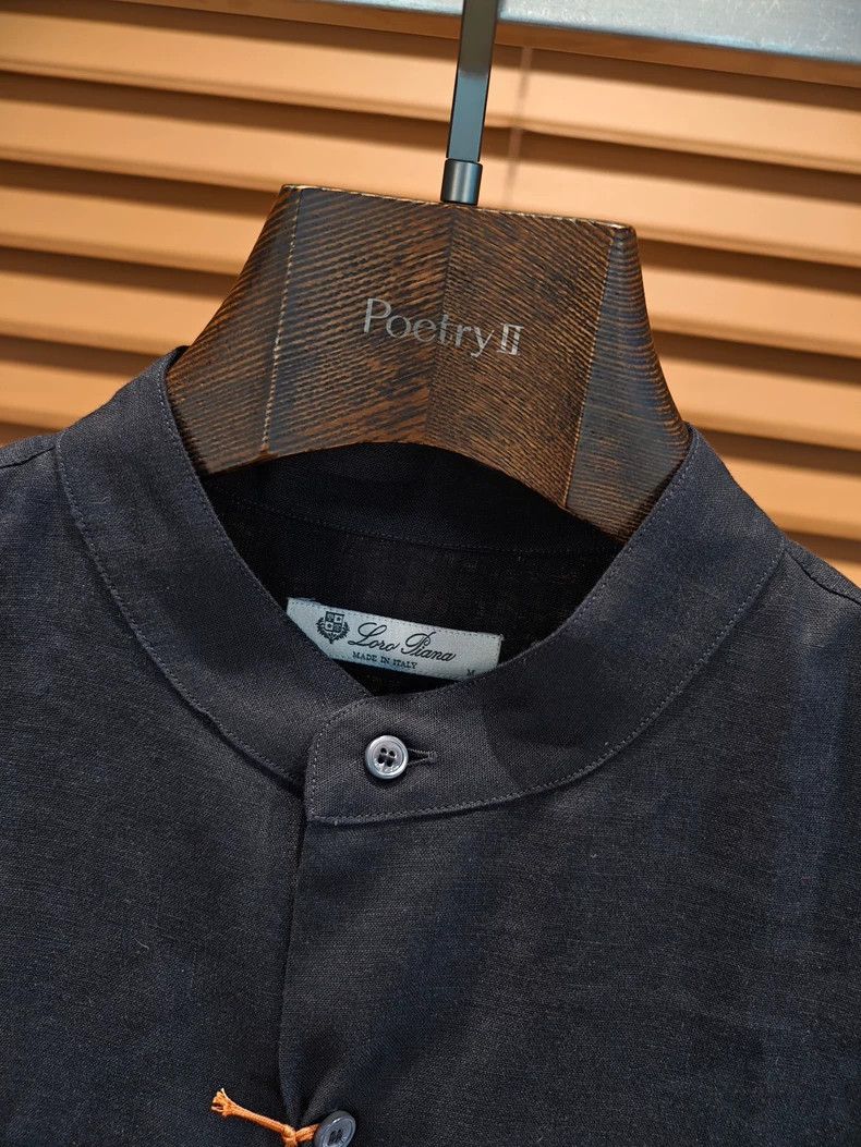 Loro Piana LORO PIANA Men's linen shirt Size US M / EU 48-50 / 2 - 6 Thumbnail