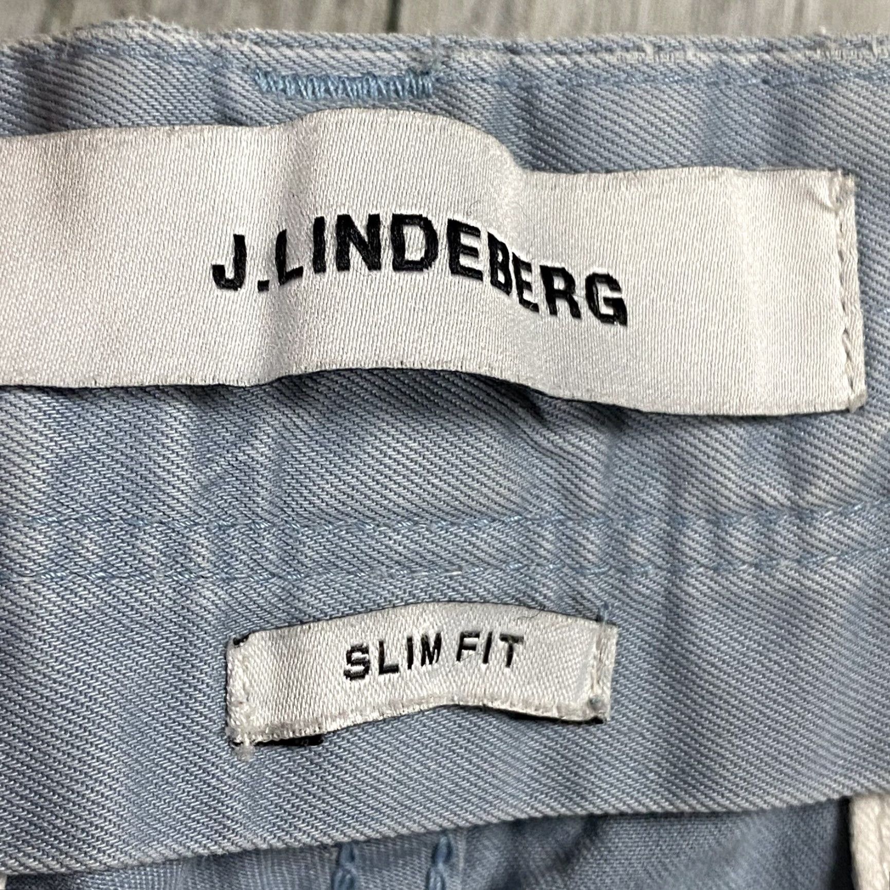 J.Lindeberg J.Lindeberg CHAZE Khakis Pants Cotton Slim Fit 30x34 Blue Men Casual 5-Pocket Flat Front Mens Size US 30 / EU 46 - 4 Thumbnail