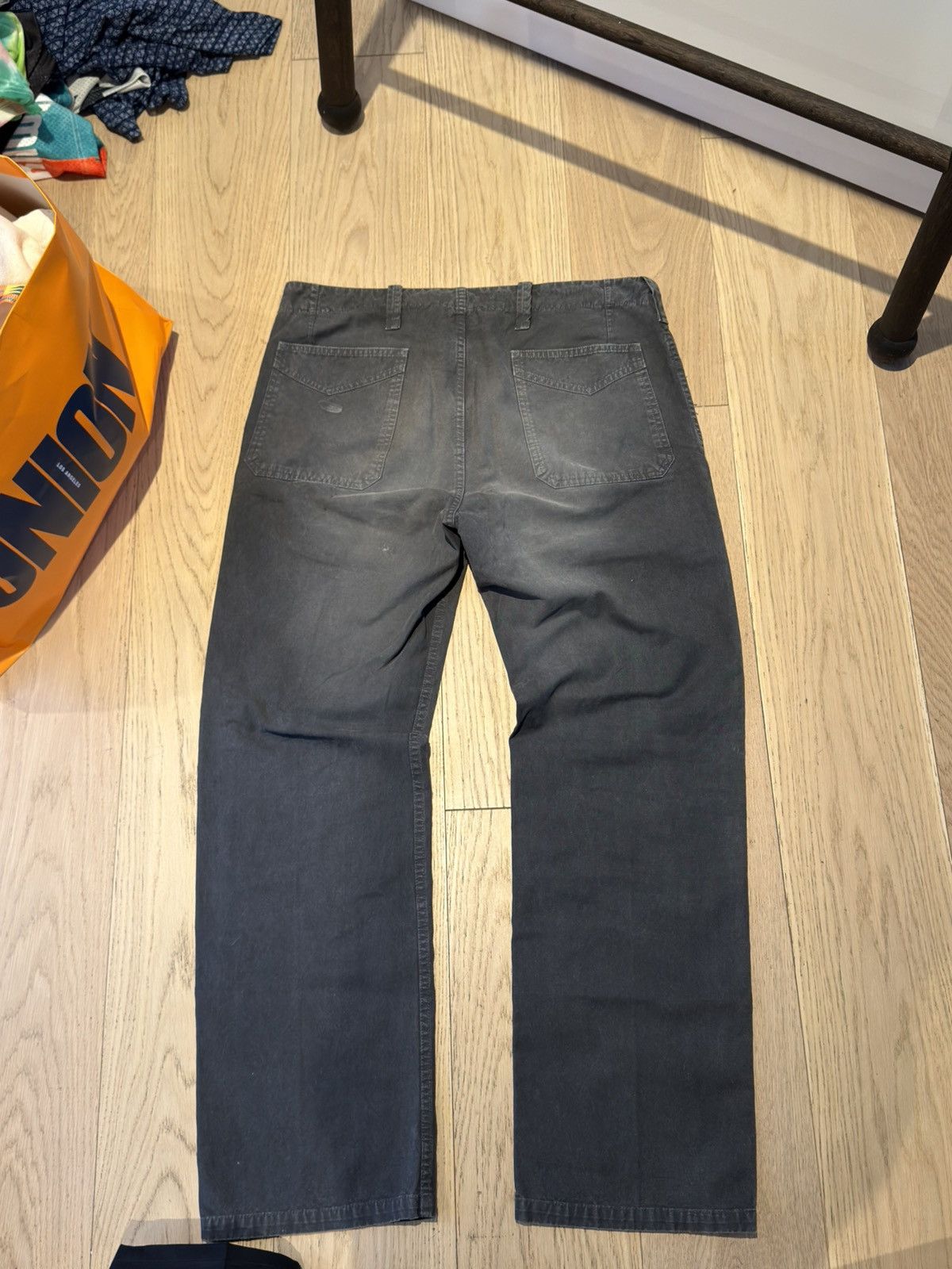 visvim GIFFORD PANTS DMGD (SS21) – Black – Size 4