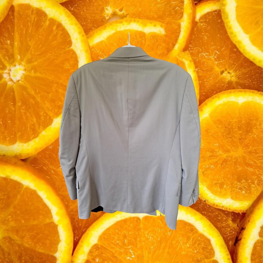 Pierre Cardin Pierre Cardin Men Fundamentals Light Gray Blazer Size 40R Size 40R - 5 Thumbnail