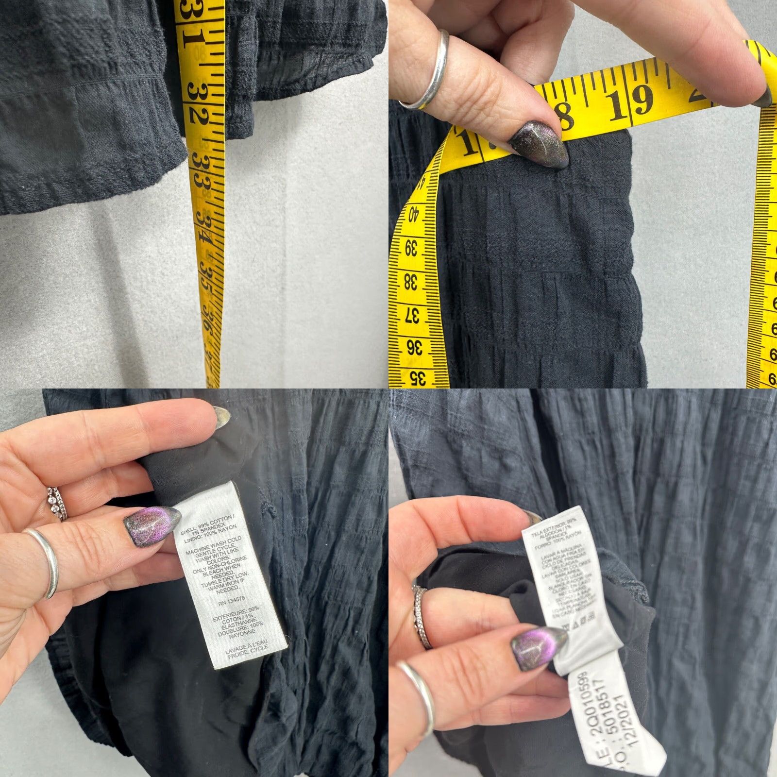 Vineyard Vines Vineyard Vines Dress Womens XS Textured Pom Pom Preppy Muslin Boho Quiet Luxury Dress Short XS Black Bohemian Preppy Womens Size XS / US 0-2 / IT 36-38 - 8 Thumbnail