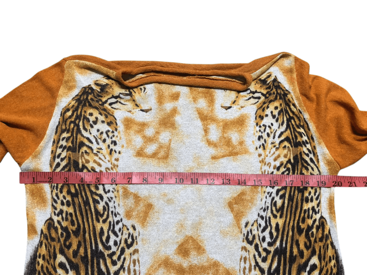 Krizia Evex By Krizia Mesh long Sleeve Leapord Design rare Size M / US 6-8 / IT 42-44 - 16 Thumbnail