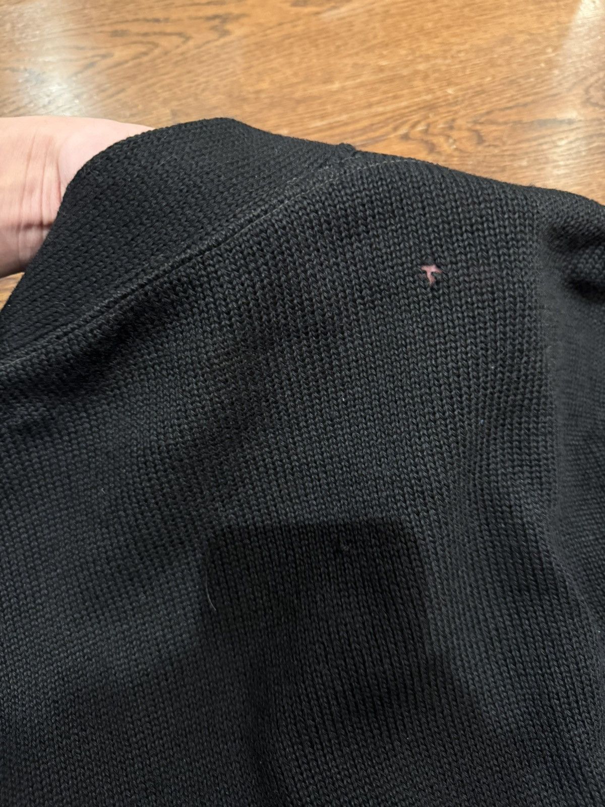 Vintage Vintage 50s 60s Black Varsity Style Cardigan Letterman F Size US L / EU 52-54 / 3 - 9 Thumbnail