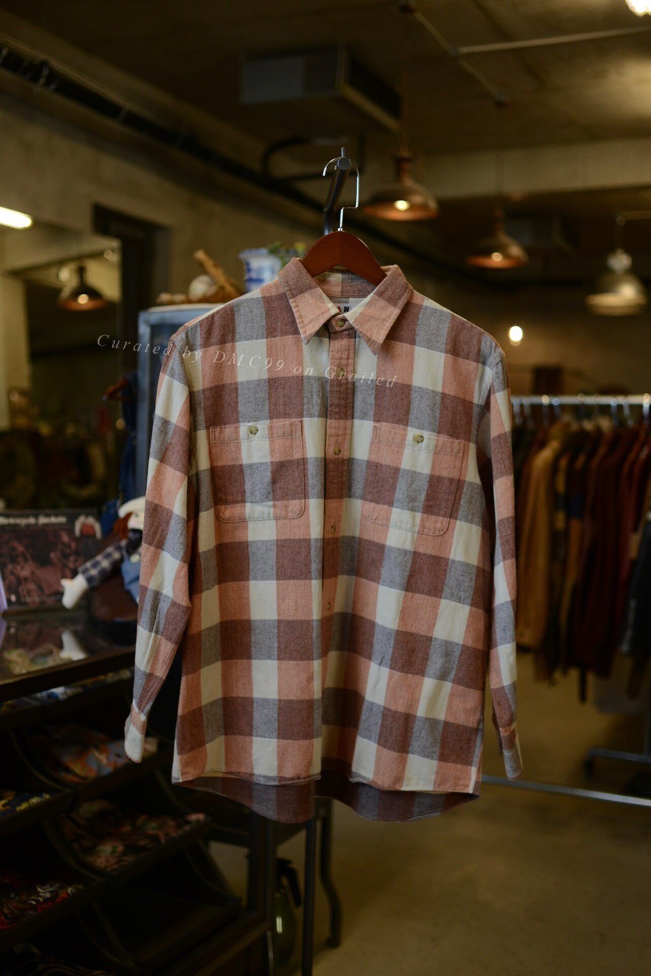 Van VAN 90s Pink Plaid Shirt Size L / US 10 / IT 46 - 1 Thumbnail