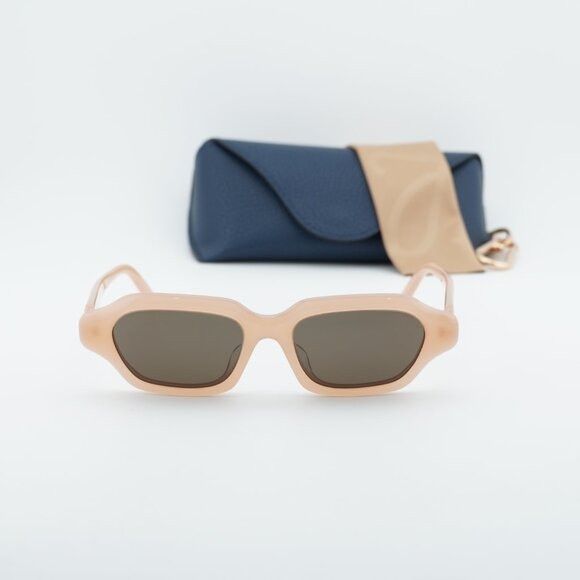 Loewe Loewe LW40157U 72E Sunglasses Shiny Pink Rectangle Frame Size ONE SIZE - 11 Thumbnail