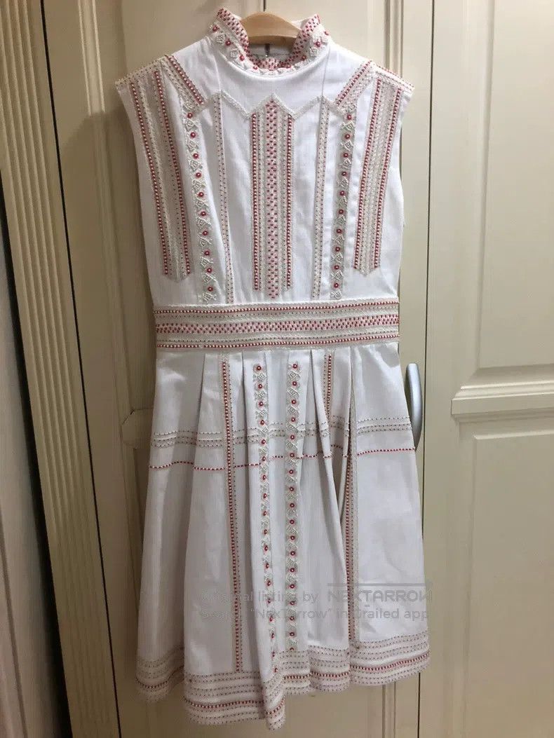 Valentino Valentino Nail beaded dress Size L / US 10 / IT 46 - 4 Thumbnail