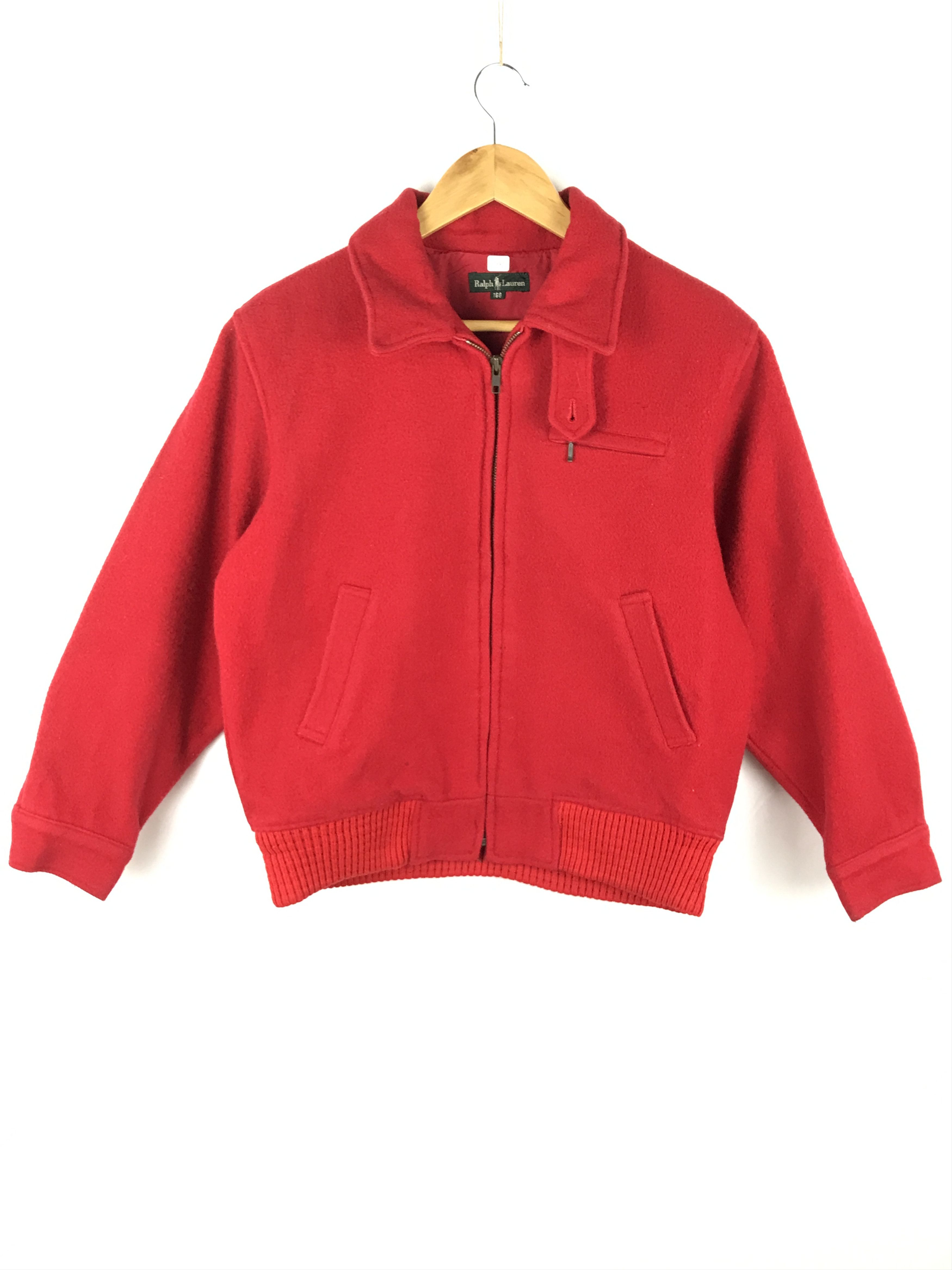 image of Vintage Ralph Laurent Jacket Kids in Red (Size XS)