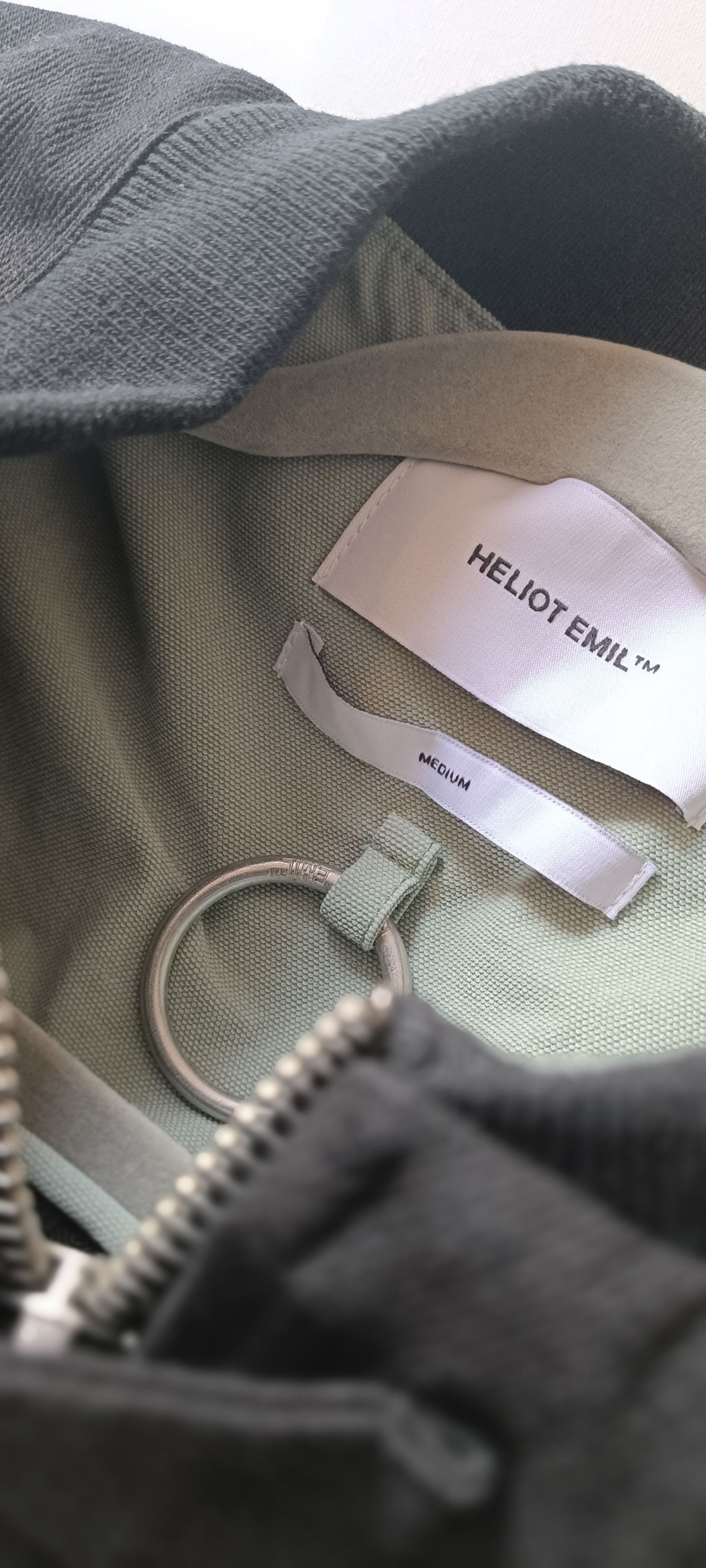 Heliot Emil HELIOT EMIL™ Double Layered Zipped Jacket 'Black' SS18 Size US M / EU 48-50 / 2 - 10 Thumbnail
