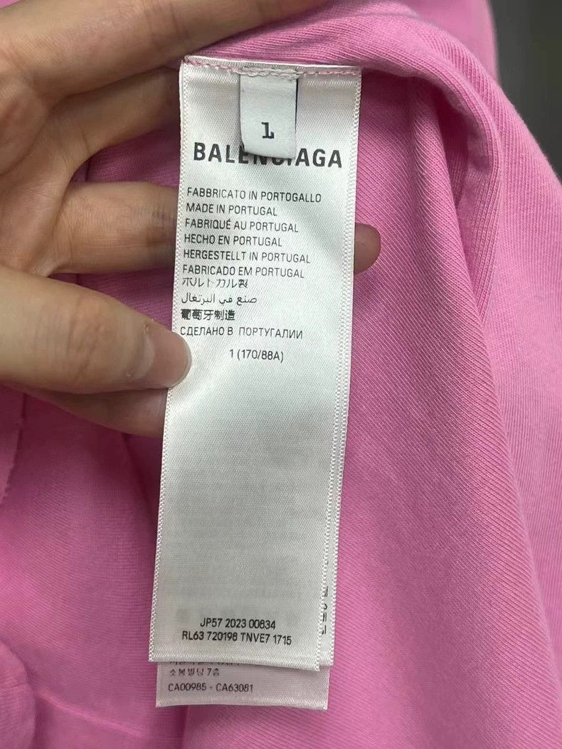 Balenciaga Balenciaga Pink Cola Short Sleeve Size US S / EU 44-46 / 1 - 4 Thumbnail