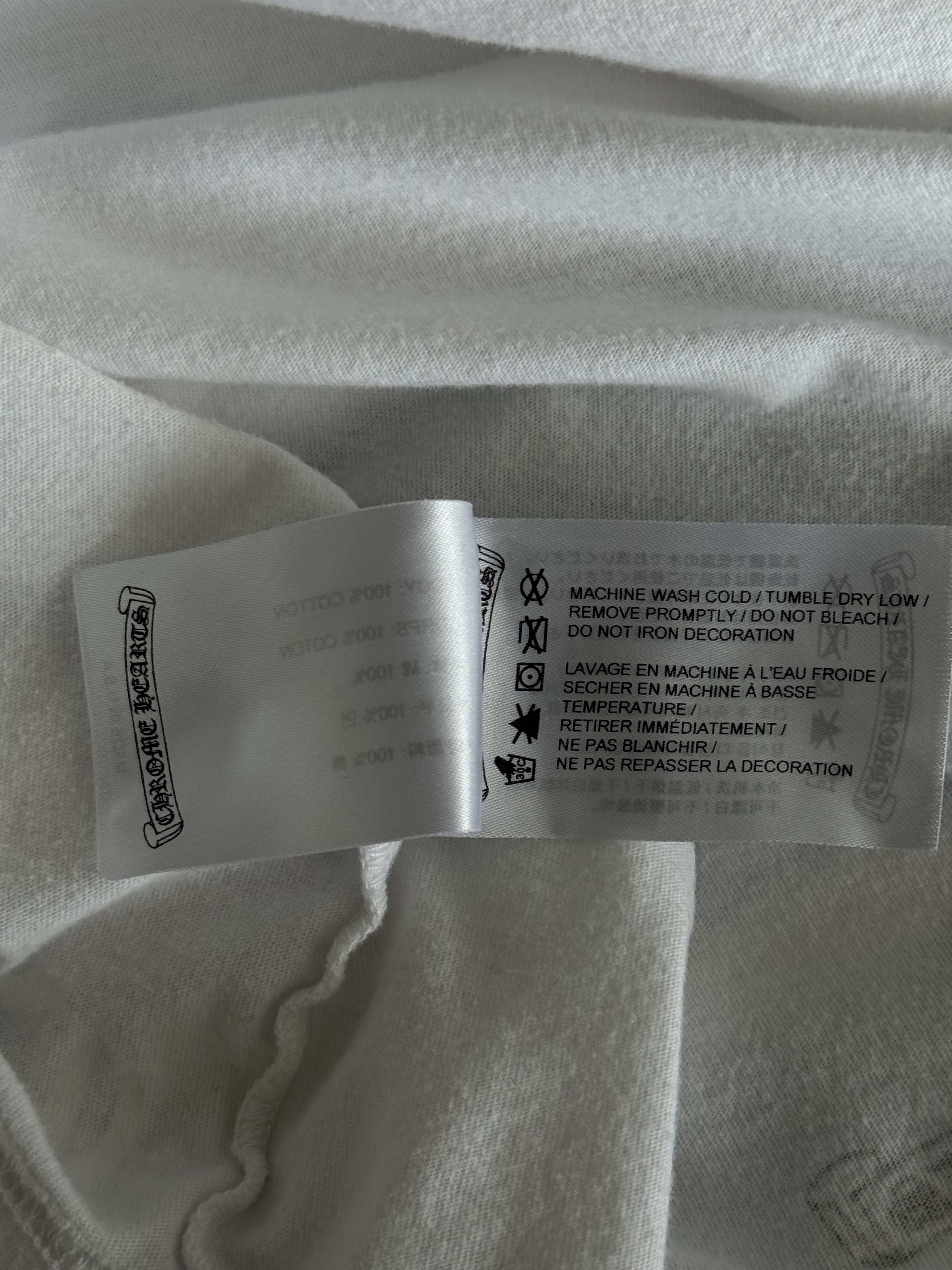 Chrome Hearts Chrome Hearts White & Red NY Longsleeve T-Shirt Size US L / EU 52-54 / 3 - 5 Thumbnail