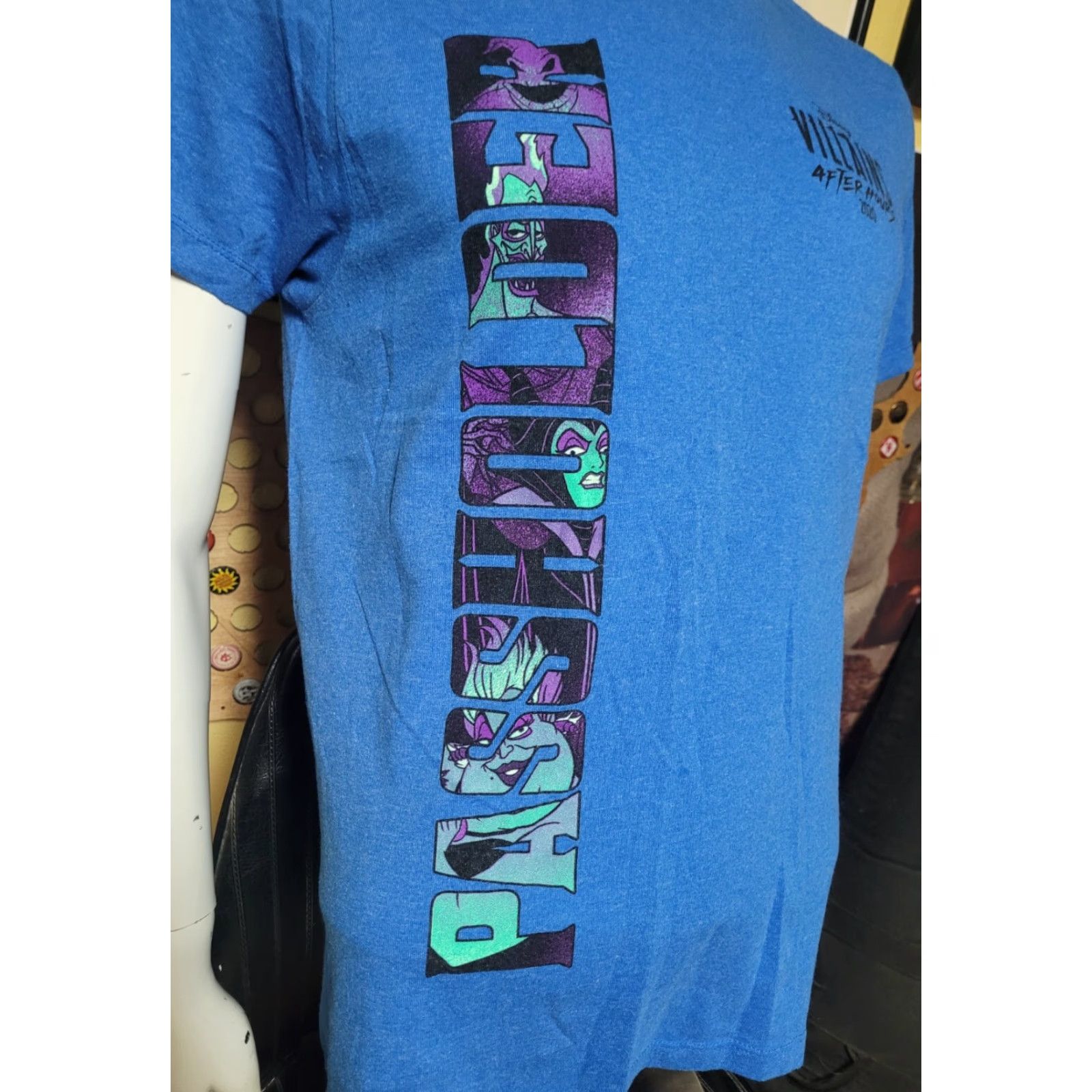 Disney Disney Villains After Hours 2020 Passholder T Shirt Medium Blue Cotton Blend Crew Neck Short Sleeve Men M Size US M / EU 48-50 / 2 - 2 Thumbnail