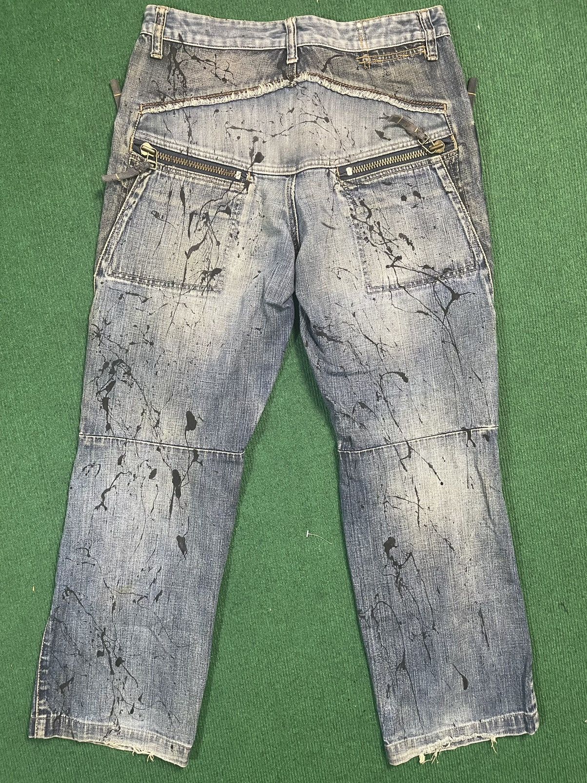 Marithe + Francois Girbaud Distressed Marithe Francois Girbaud Jeans very rare Size US 31 - 9 Thumbnail