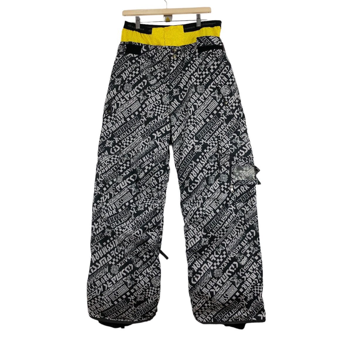 image of Outdoor Life x Ski Kissmark Ski Pants Snowboarding Fullprint Logo Skiwear, Men's (Size 36)