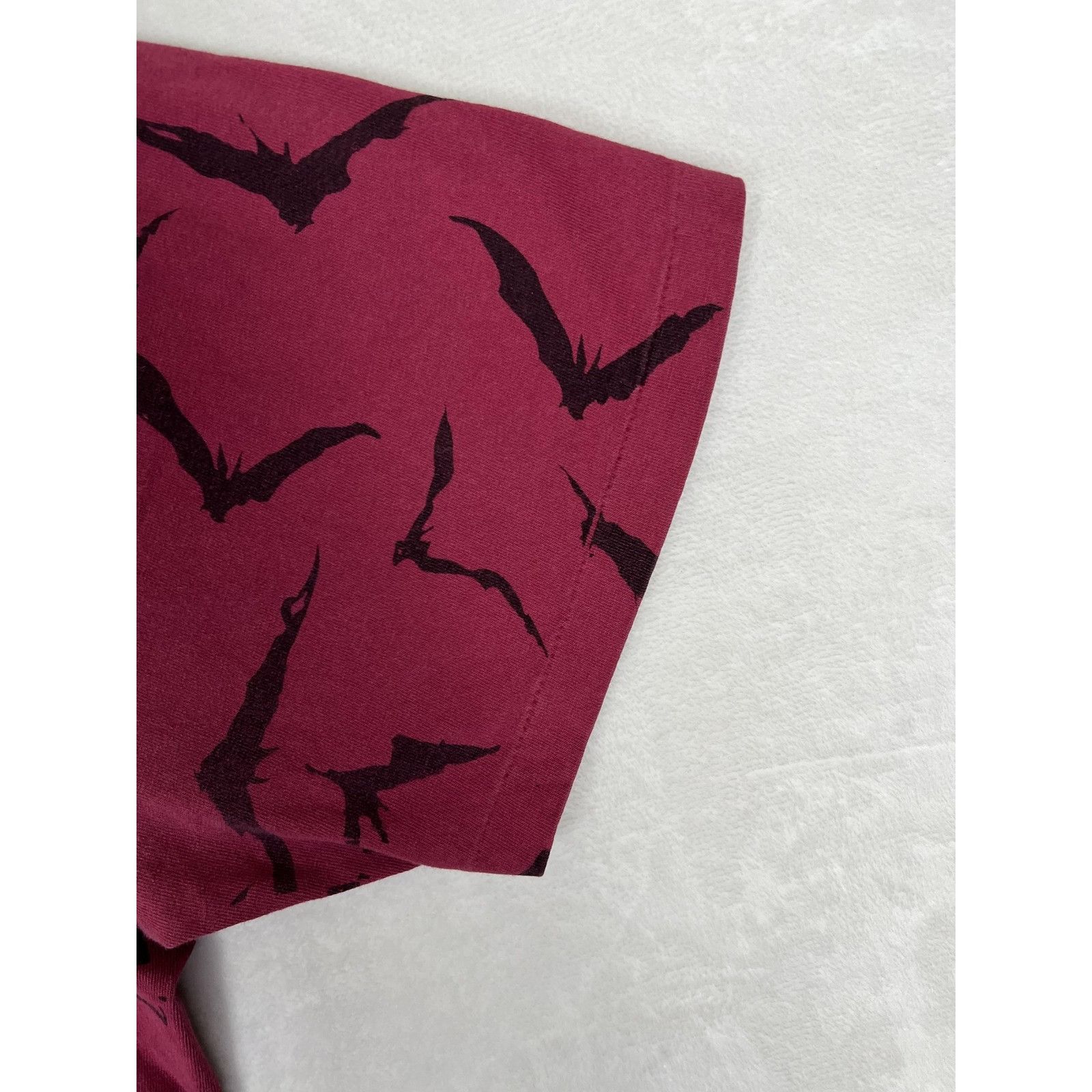DC Comics Vintage Batman & Robin Shirt Mens Large Red All Over Print D Size US L / EU 52-54 / 3 - 5 Thumbnail