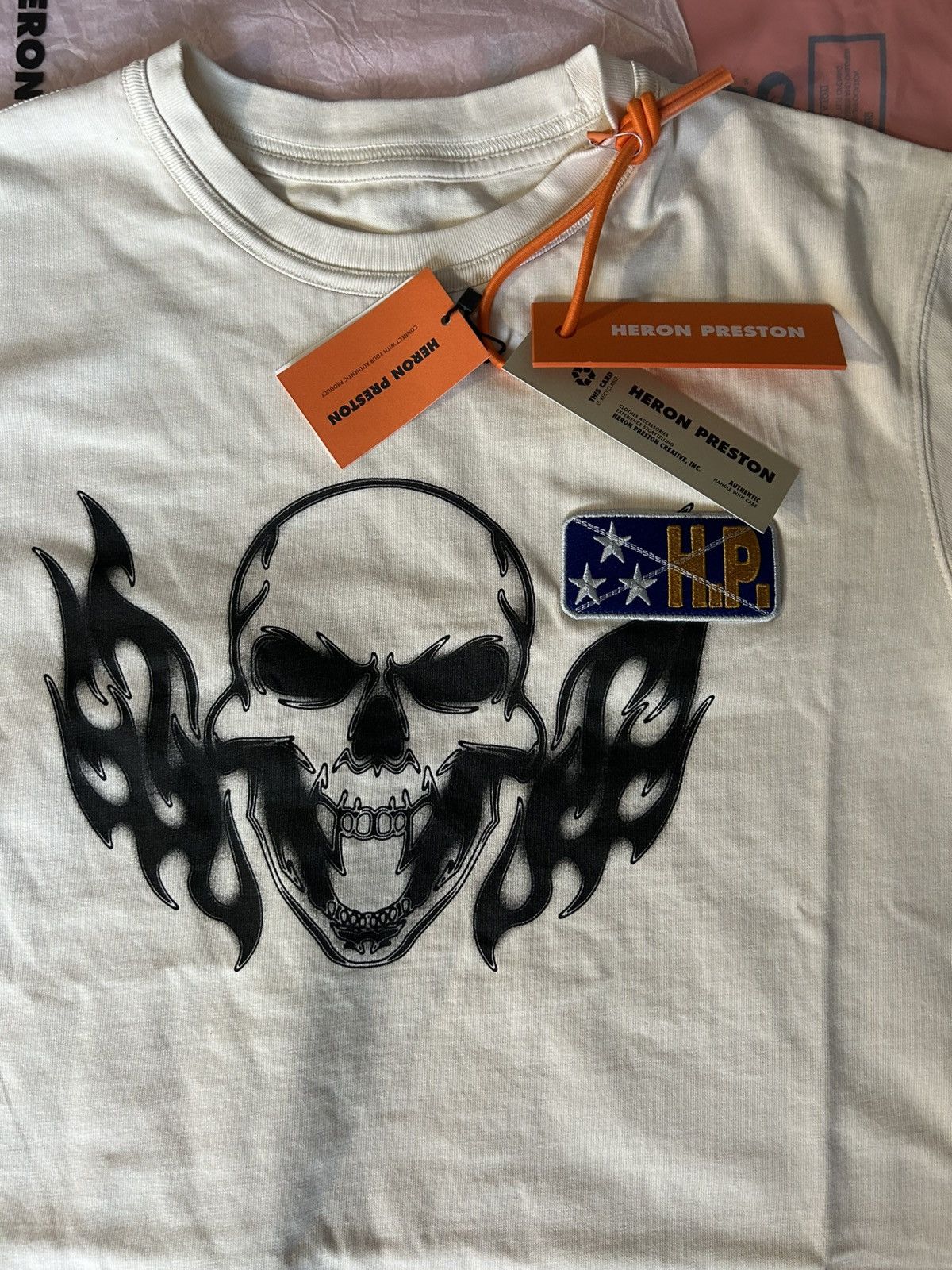 Heron Preston Heron Preston Flaming Skull T-Shirt Size US S / EU 44-46 / 1 - 13 Thumbnail