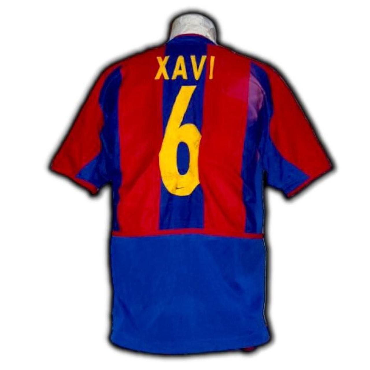 Nike Fc Barcelona Spain 2002 2003 Home Shirt Jersey Size US S / EU 44-46 / 1 - 1 Thumbnail