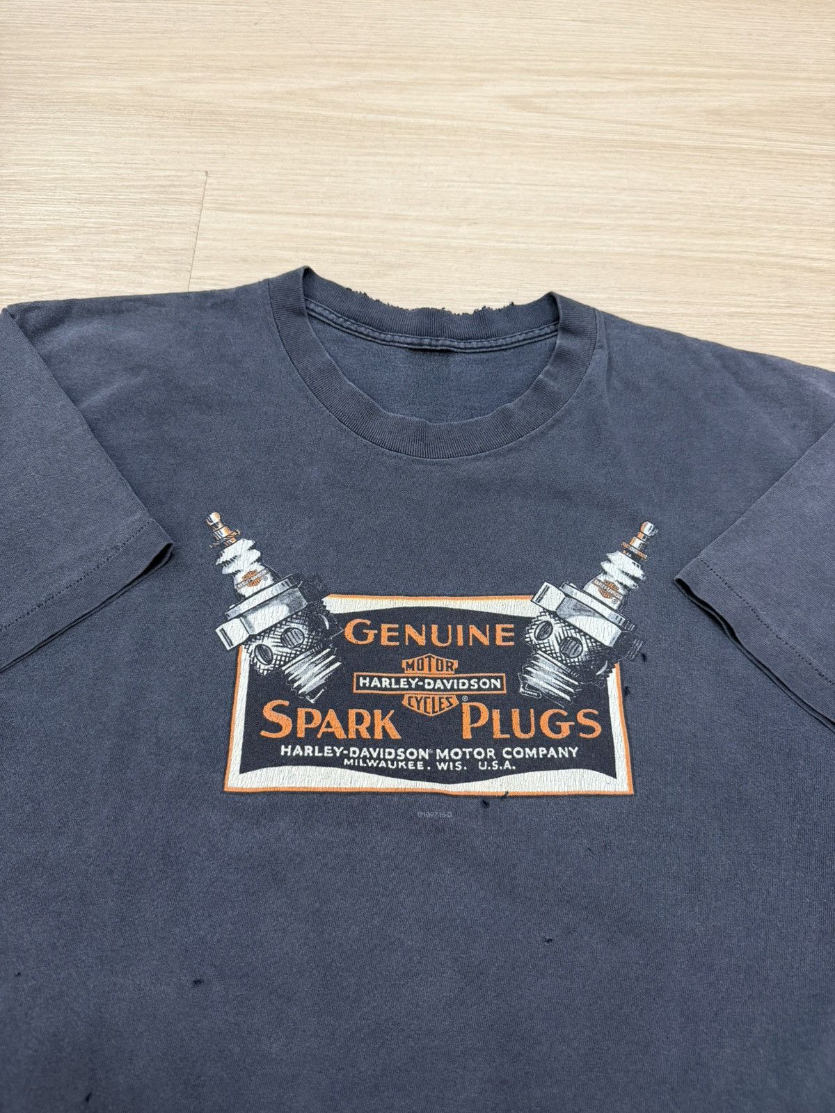 Other Vintage 90s harley-davidson tee Size US XL / EU 56 / 4 - 4 Thumbnail