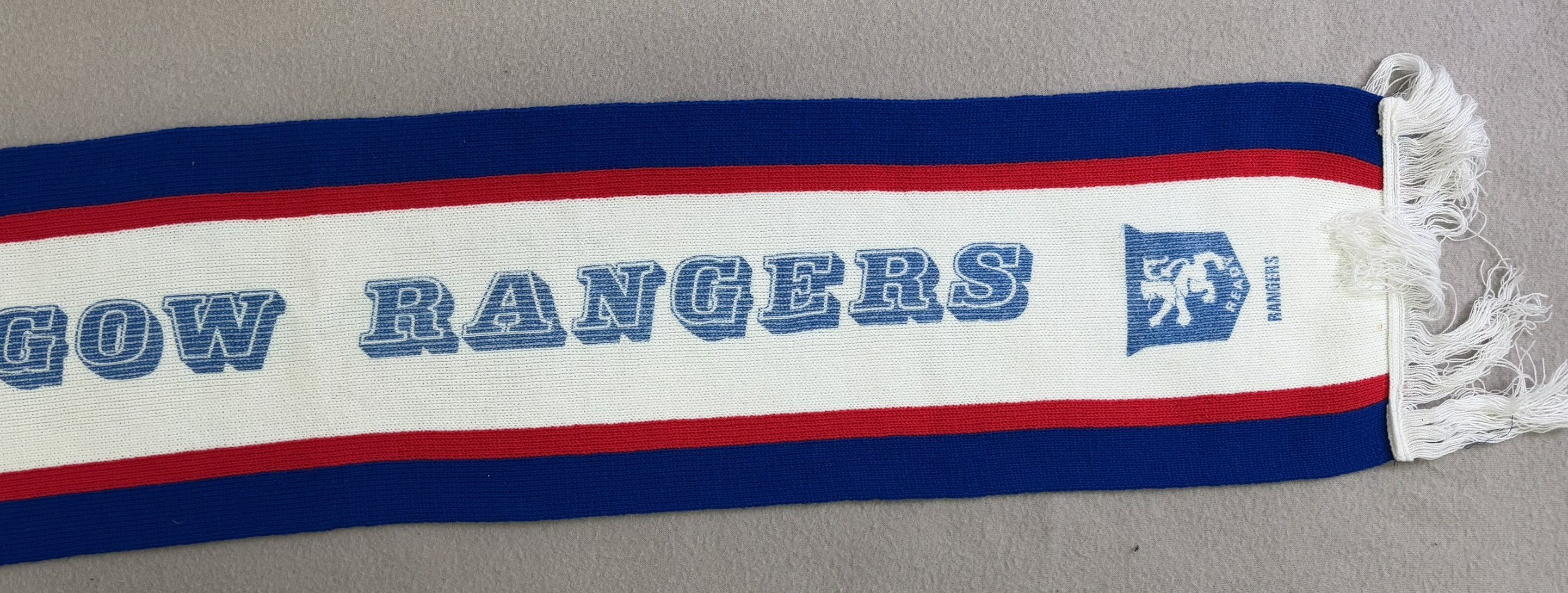 Vintage Rangers Glasgow scarf vintage Size ONE SIZE - 4 Thumbnail