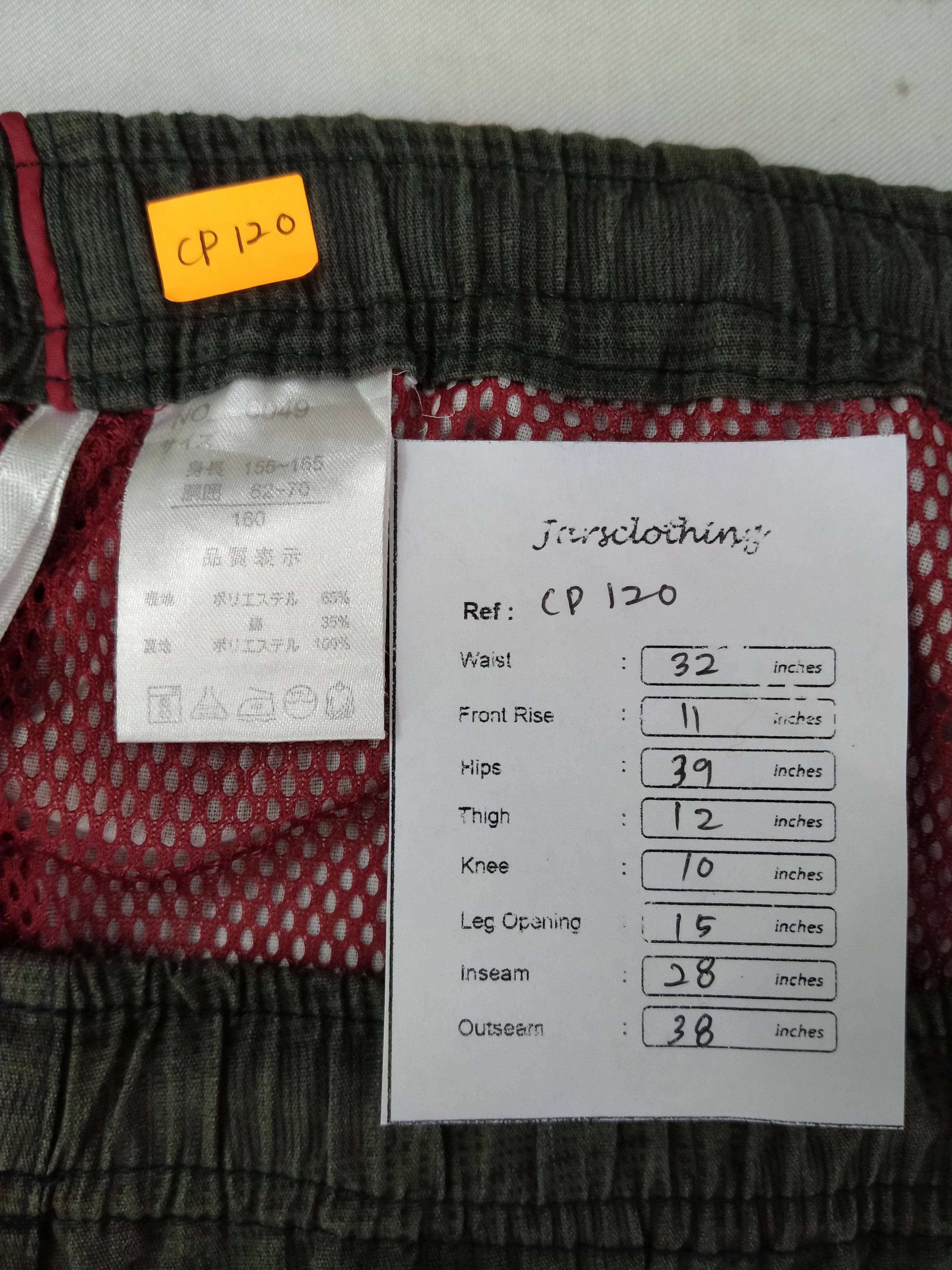 Japanese Brand Elastic/Drawstring Waist Japanese Brand Cargo 32 x 28 -CP120 Size US 32 / EU 48 - 8 Thumbnail
