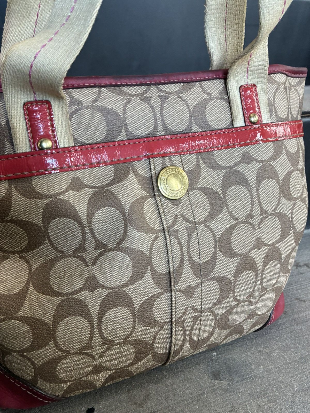 Coach VINTAGE MINI TOTE COACH PURSE Size ONE SIZE - 5 Thumbnail