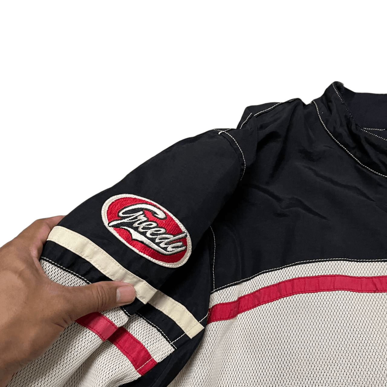 Japanese Brand Vintage Greedy Motorcycle Racing Jacket with Padding Size US L / EU 52-54 / 3 - 5 Thumbnail