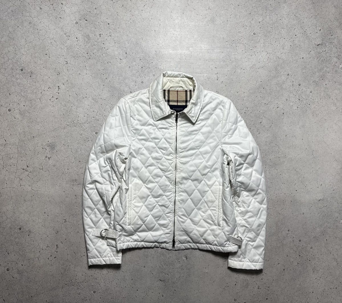 Burberry Burberry London Quilted Women’s White Jacket Luxury Size M / US 6-8 / IT 42-44 - 1 Thumbnail