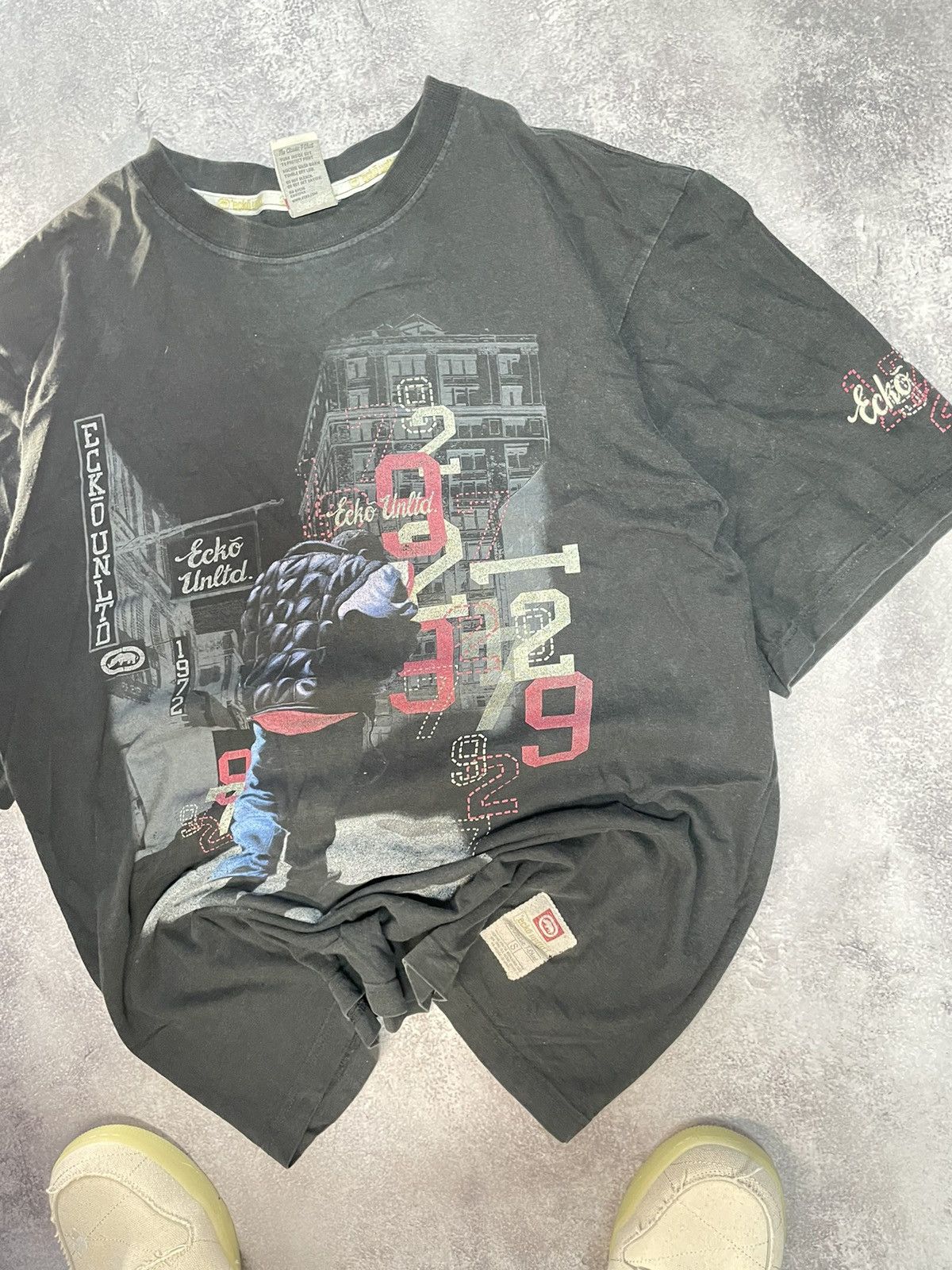 Ecko Unltd. Vtg 90s Recycle Horror Band Tee Y2K Rock Size US L / EU 52-54 / 3 - 2 Thumbnail