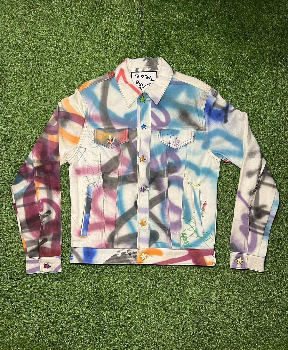 Asspizza “Therapy” Denim Trucker Jacket