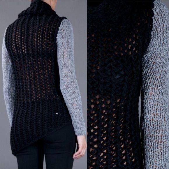 Helmut Lang Helmut Lang Tattered Tape Sweater Cowl Knit Sheer Size S / US 4 / IT 40 - 3 Thumbnail
