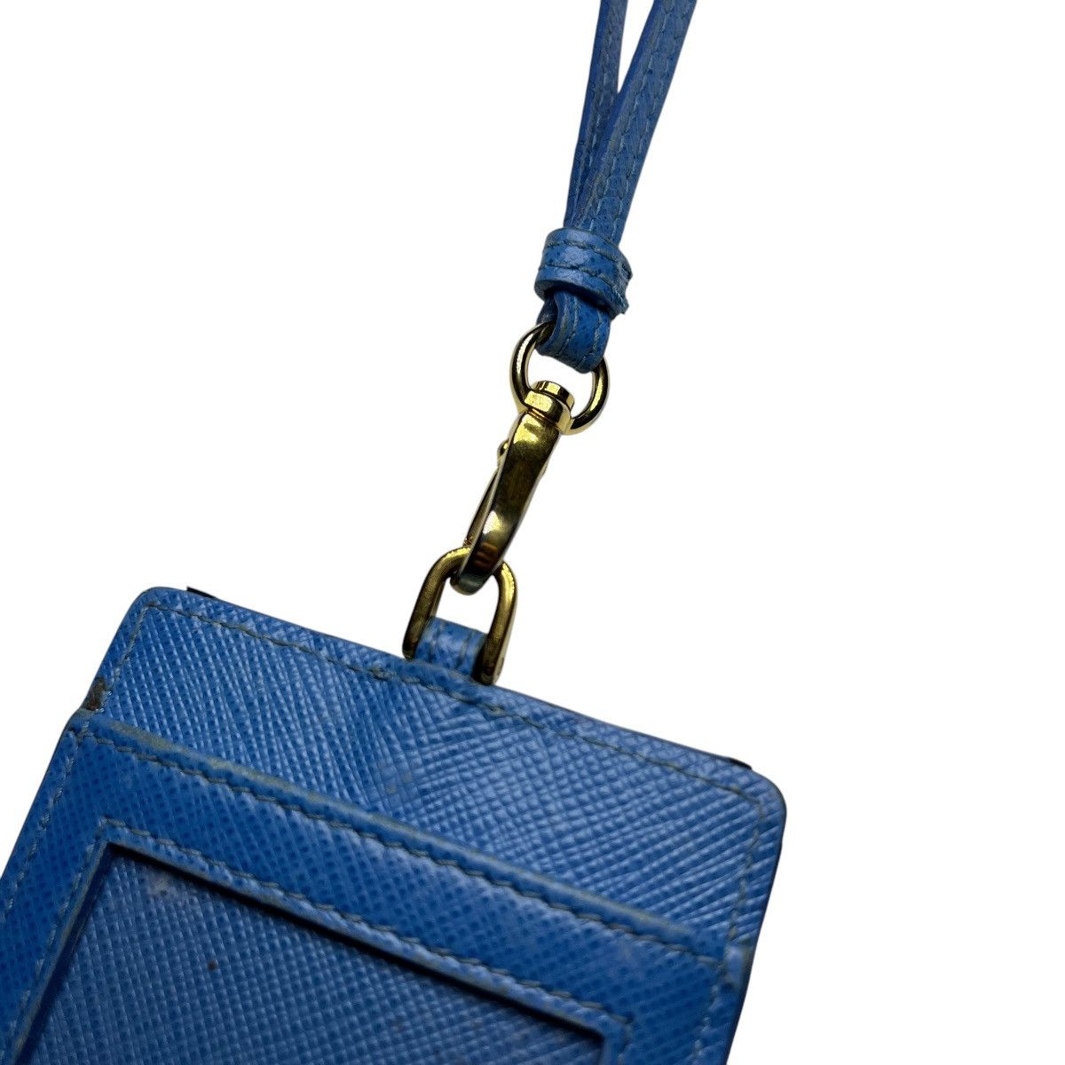 Prada Prada Saffiano Leather Logo-Plaque Cardholder Size ONE SIZE - 4 Thumbnail